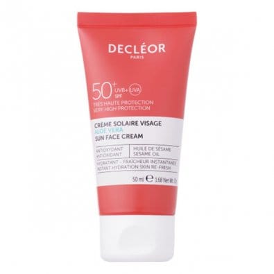 UTGÅTT - Decléor Aloe Vera Sun Face Cream SPF 50