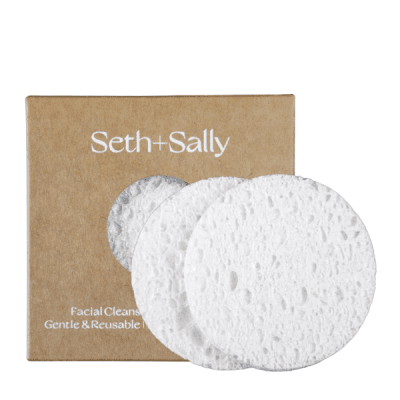 Seth+Sally Facial Cleansing Sponge 2-pack