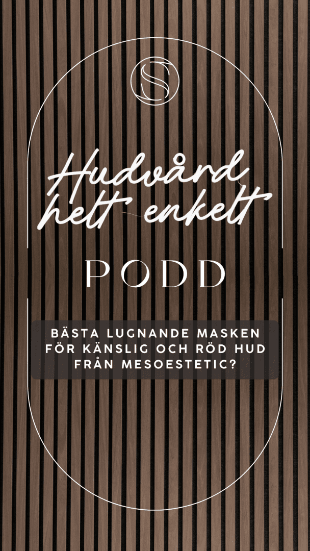 Bästa lugnande ansiktsmasken för känslig och röd hud från Mesoestetic?