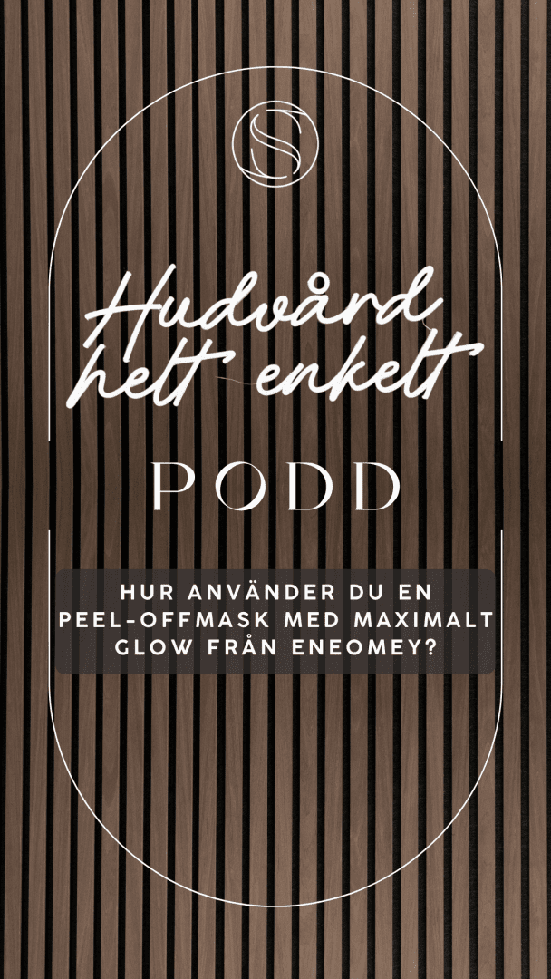 Hur använder du en peel-off-mask med maximalt glow från Eneomey?
