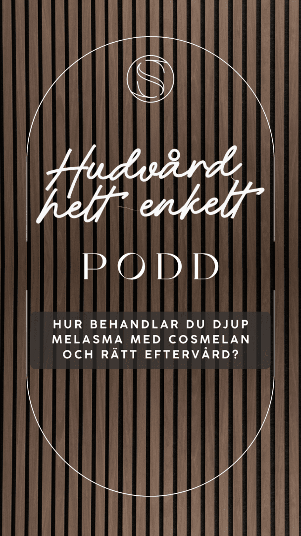 Hur behandlar du djup melasma med Cosmelan och rätt eftervård från Mesoestetic?