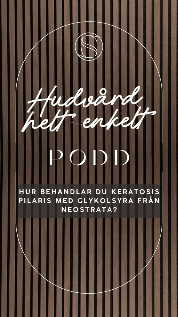 Hur behandlar du keratosis pilaris med glykolsyra från Neostrata?