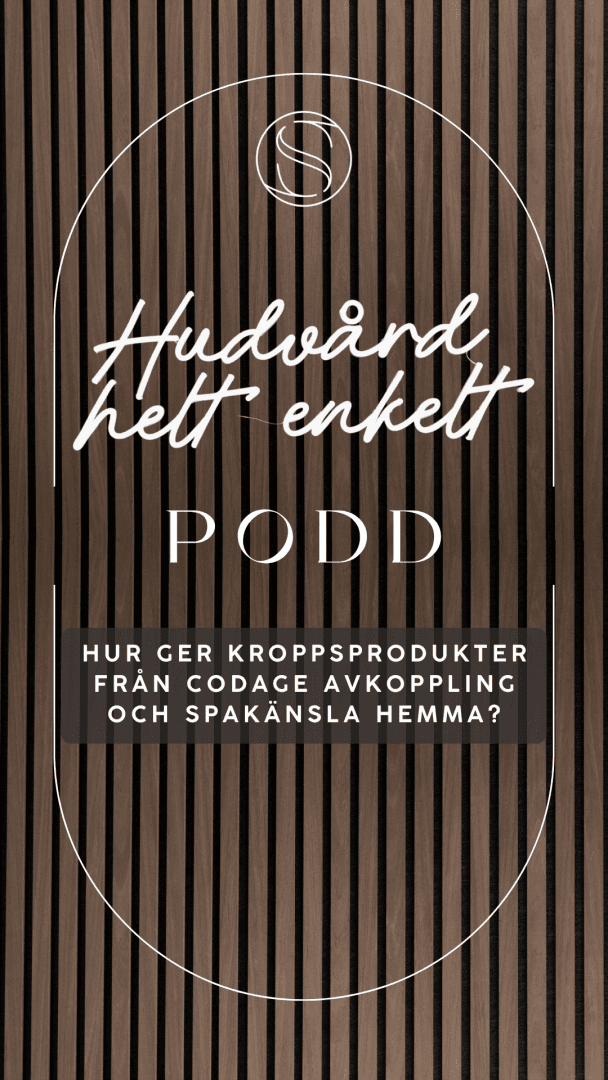 Hur ger kroppsprodukter från Codage avkoppling och spakänsla hemma?