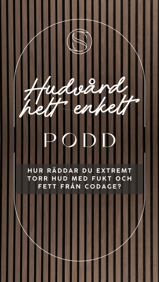 Hur räddar du extremt torr hud med fukt och fett från Codage?