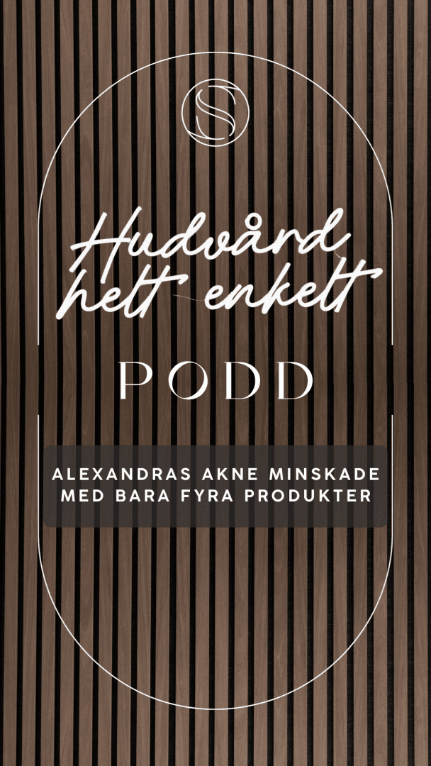 Alexandras akne minskade utan medicinering