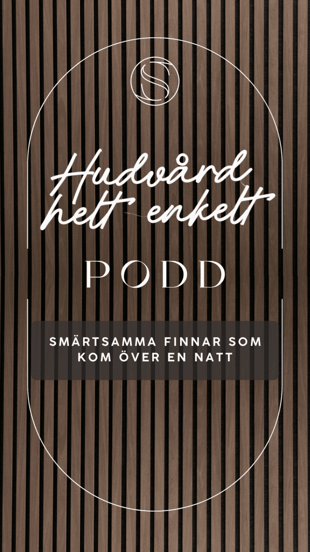 Smärtsamma finnar som kom över en natt