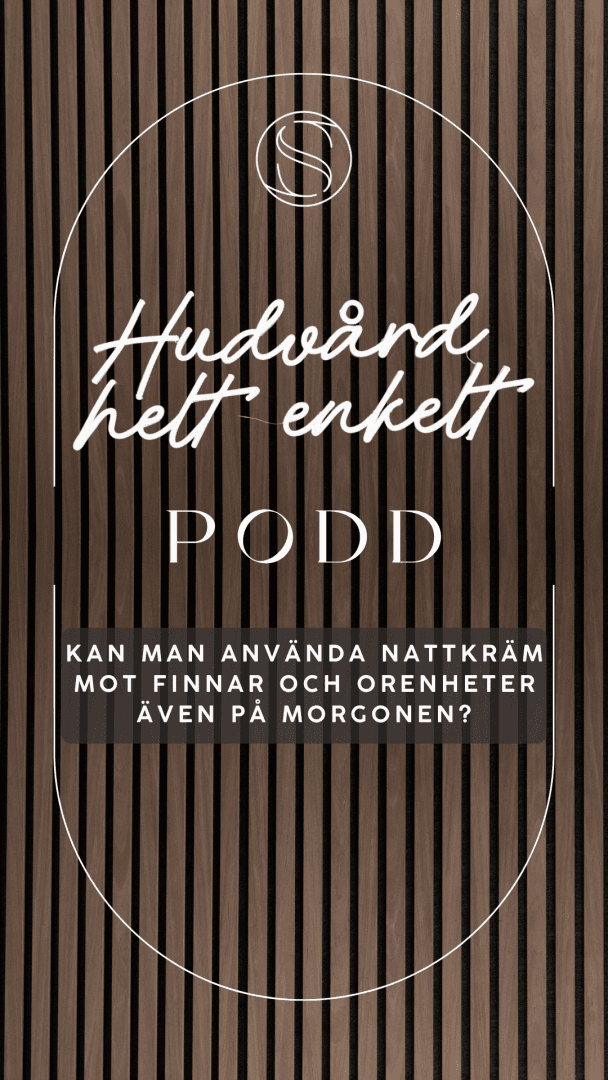 Kan man använda en nattkräm mot finnar och orenheter även på morgonen?