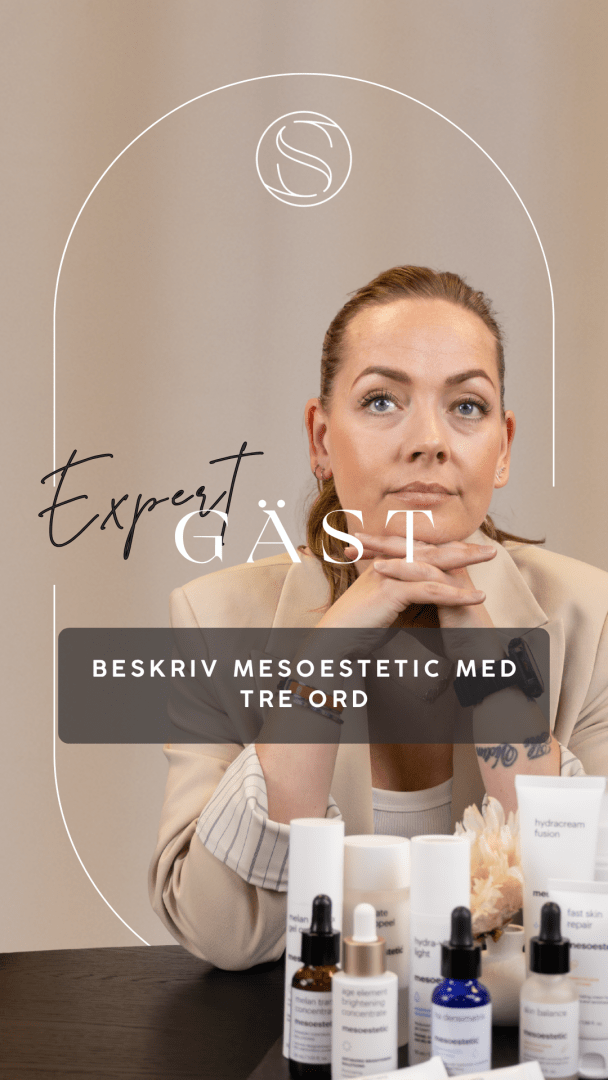 Beskriv Mesoestetic med tre ord