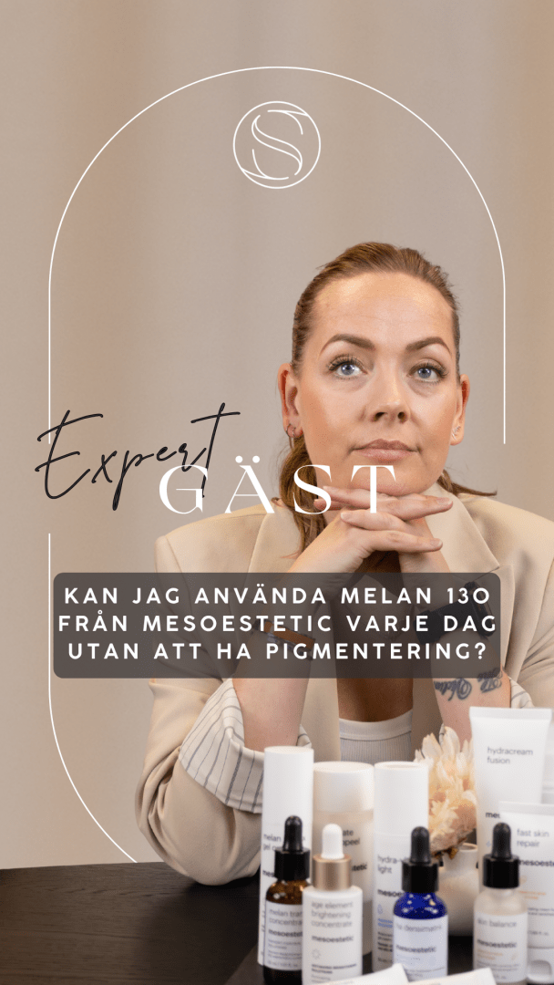 Kan jag använda Melan 130 från Mesoestetic varje dag utan att ha pigmenteringar?