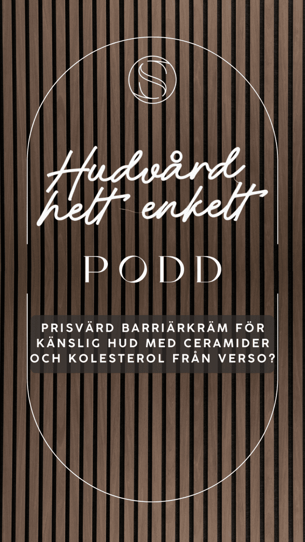 Prisvärd barriärkräm för känslig hud med ceramider och kolesterol från Verso?