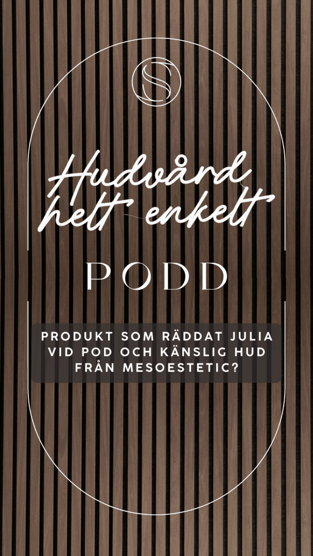 Produkt som räddat Julia vid perioral dermatit och känslighet från Mesoestetic?