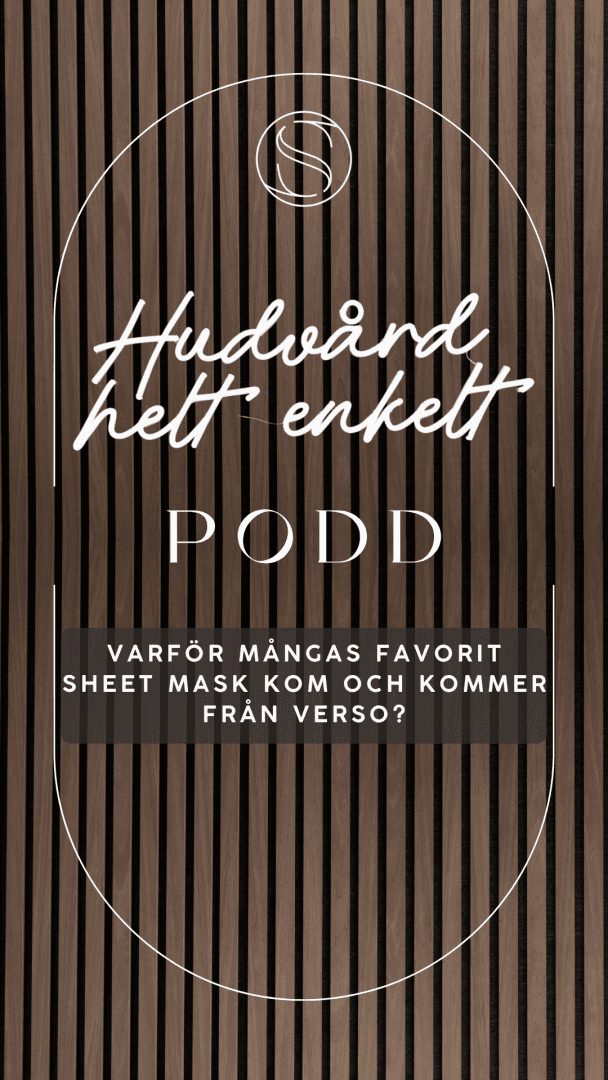 Varför mångas favorit sheet mask kom och kommer från Verso?