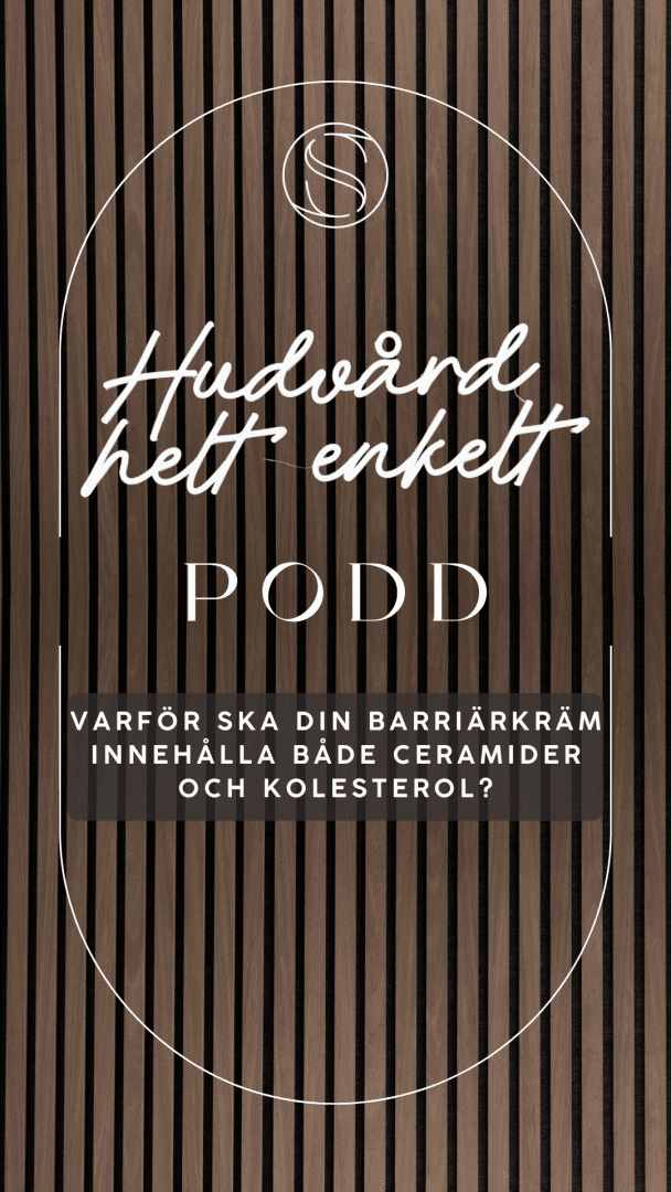 Varför ska din barriärkräm innehålla både ceramider och kolesterol?