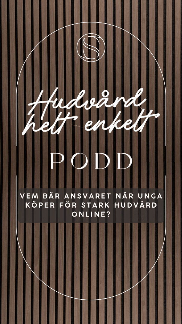 Vem bär ansvaret när unga köper för stark hudvård online?