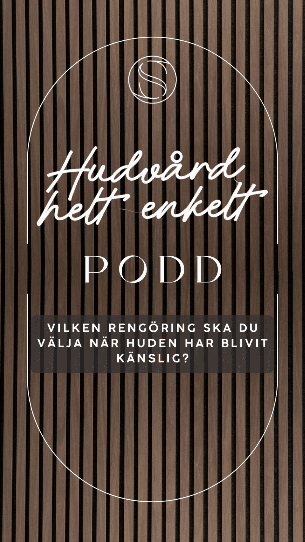 Vilken rengöring ska du välja när huden har blivit känslig?
